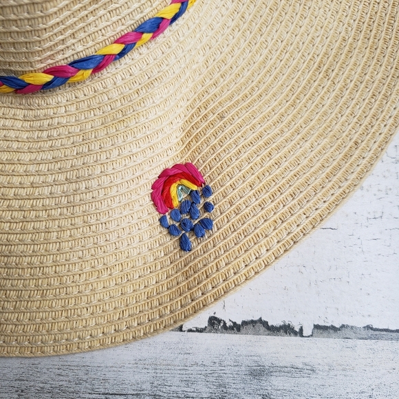 Target| Embroidered Summer Floppy Hat Tan - Picture 6 of 7